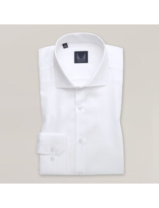 Willsoor Camisa Slim Fit Color Blanco Para Hombre 15587