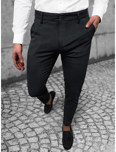 Pantalón chino de hombre negras OZONEE O/1000