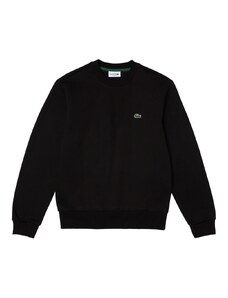 Lacoste Jersey Organic Brushed Cotton Sweatshirt - Noir