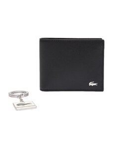 Lacoste Cartera Wallet and Key Chain - Noir