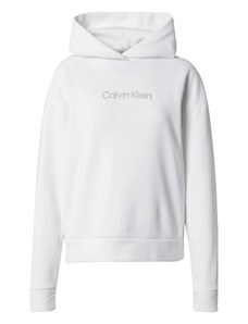 Calvin Klein Sudadera 'HERO' gris plateado / blanco