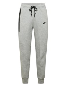 Nike Sportswear Pantalón 'TECH FLEECE' gris moteado / negro