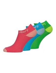 Abery Calcetines PACK 3 MUJER INVISIBLE RS/AZ/VE