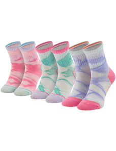 Skechers Calcetines 3PPK Girls Casual Fancy Tie Die Socks