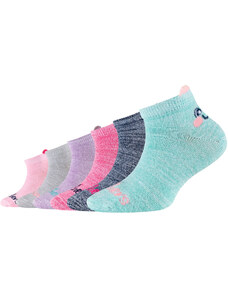 Skechers Calcetines 6PPK Girls Casual Super Soft Sneaker Socks