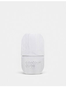 Masajeador facial para terapia con hielo tono mármol de tamaño viaje de Contour Cube-Sin color