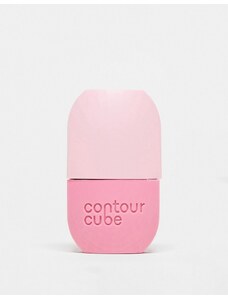 Herramienta facial de hielo rosa original de tamaño pequeño de Contour Cube-Sin color