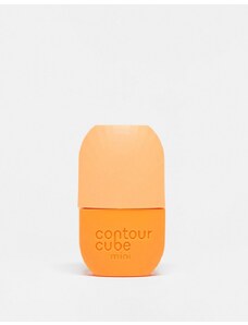 Masajeador facial para terapia con hielo color melocotón de tamaño viaje de Contour Cube-Sin color