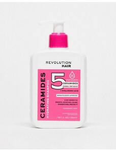 Champú hidratante con 5 ceramidas y ácido hialurónico de 250 ml de Revolution Haircare-Sin color
