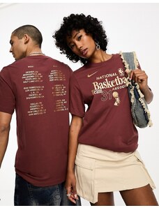 Camiseta marrón con estampado gráfico en la espalda Team 31 de la NBA de Nike Basketball-Brown
