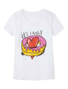 Camiseta algodón orgánico corazón Kling
