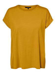 Vero Moda Camiseta Básica AWARE Golden Yellow