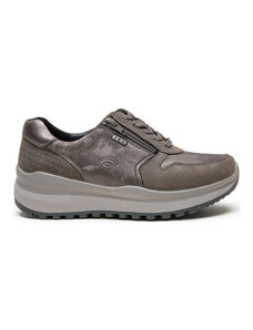 G Comfort Zapatos Mujer BLUCHER IMPERMEABLE 9881-0 PIEL LICRA GRIS