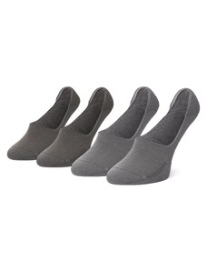 Calcetines De Altura Baja Levi's de Color Middle Grey: Paquete De 2
