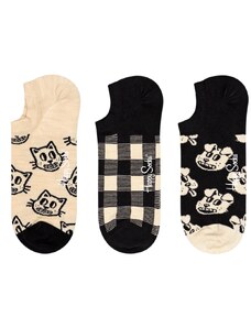 Happy Socks Pack de 3 Calcetines No Show Pets