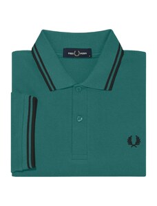 Polo Fred Perry M3600 Verde menta intenso Negro