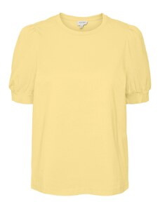Camiseta de Mujer Vero Moda Manga Corta Abullonada Kerry Lemon Meringue