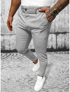 Pantalón chino de hombre gris OZONEE O/4000