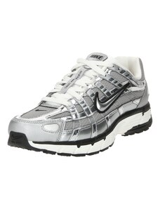 Nike Sportswear Zapatillas deportivas bajas 'P-6000' negro / plata / offwhite