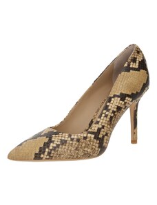 Lauren Ralph Lauren Zapatos con plataforma 'LINDELLA' caramelo / oro / negro