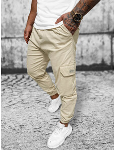 Pantalón jogger de hombre beige OZONEE O/G3006