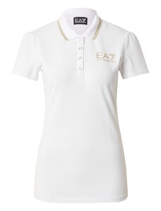 EA7 Emporio Armani Camiseta oro / blanco
