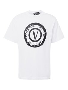 Versace Jeans Couture Camiseta negro / blanco