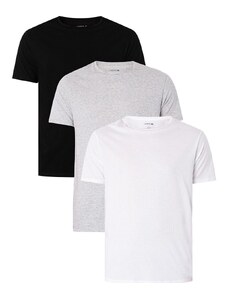 Lacoste Camiseta Pack De 3 Camisetas De Salón Essentials