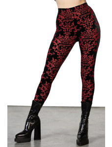 Pantalón para mujer (leggings) KILLSTAR X TWIN TEMPLE - Styx - Rojo - KSRA009958