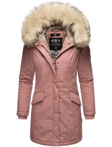 NAVAHOO Abrigo de invierno 'Cristal' beige / rosa claro
