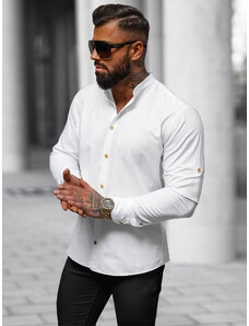 Camisa de hombre blanca OZONEE O/V90