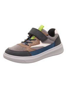 SUPERFIT Zapatillas deportivas 'COSMO' azul / sepia / marrón claro / blanco