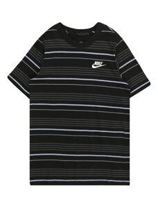 Nike Sportswear Camiseta 'CLUB' gris oscuro / negro / offwhite