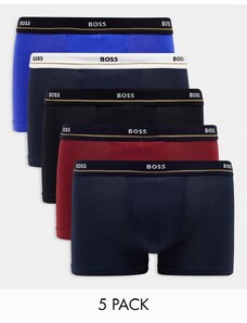 Pack de 5 calzoncillos de varios colores básicos de BOSS Bodywear-Multicolor