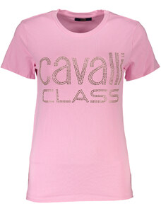 Camiseta Manga Corta Mujer Cavalli Class Rosa