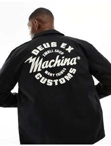 Chaqueta negra de estilo entrenador Amped de Deus Ex Machina-Negro