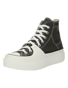 CONVERSE Zapatillas deportivas altas 'CHUCK TAYLOR ALL STAR CONSTRUCT' verde moteado / negro / blanco