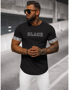Camiseta de hombre negras OZONEE O/T7571