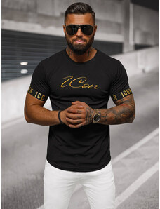 Camiseta de hombre negras OZONEE O/T7578