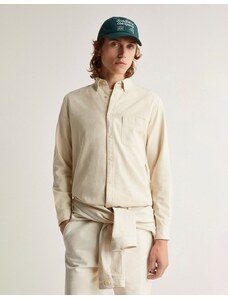 Camisa vaquera color crema Ridge de Scalpers-Blanco