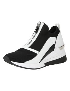 MICHAEL Michael Kors Zapatillas deportivas altas 'SPENCER' negro / plata / blanco