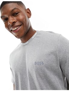 Camiseta gris holgada de BOSS Bodywear