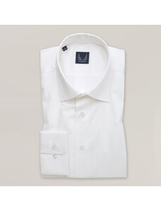 Willsoor Camisa slim fit elegante para hombre en color blanco 15657