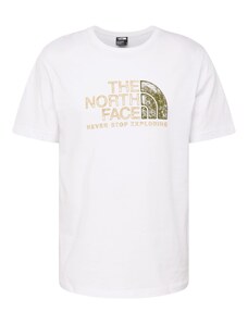 THE NORTH FACE Camiseta 'RUST 2' verde / oliva / blanco