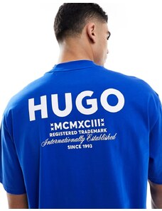 Camiseta azul extragrande de HUGO BLUE