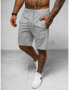 Pantalón corto de hombre gris OZONEE JS/8K100/2Z