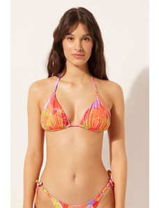 Calzedonia Triángulo con Relleno Extraíble Bikini Tropical Pop Mujer Multicolor Tamaño 2