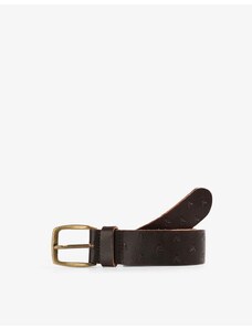 Cinturón marrón con diseño de calaveras de Scalpers-Brown