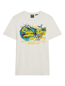 Superdry Camiseta mezcla de colores / blanco lana