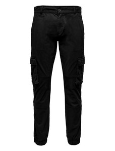 Pantalones Only&Sons Cargo Cam Black